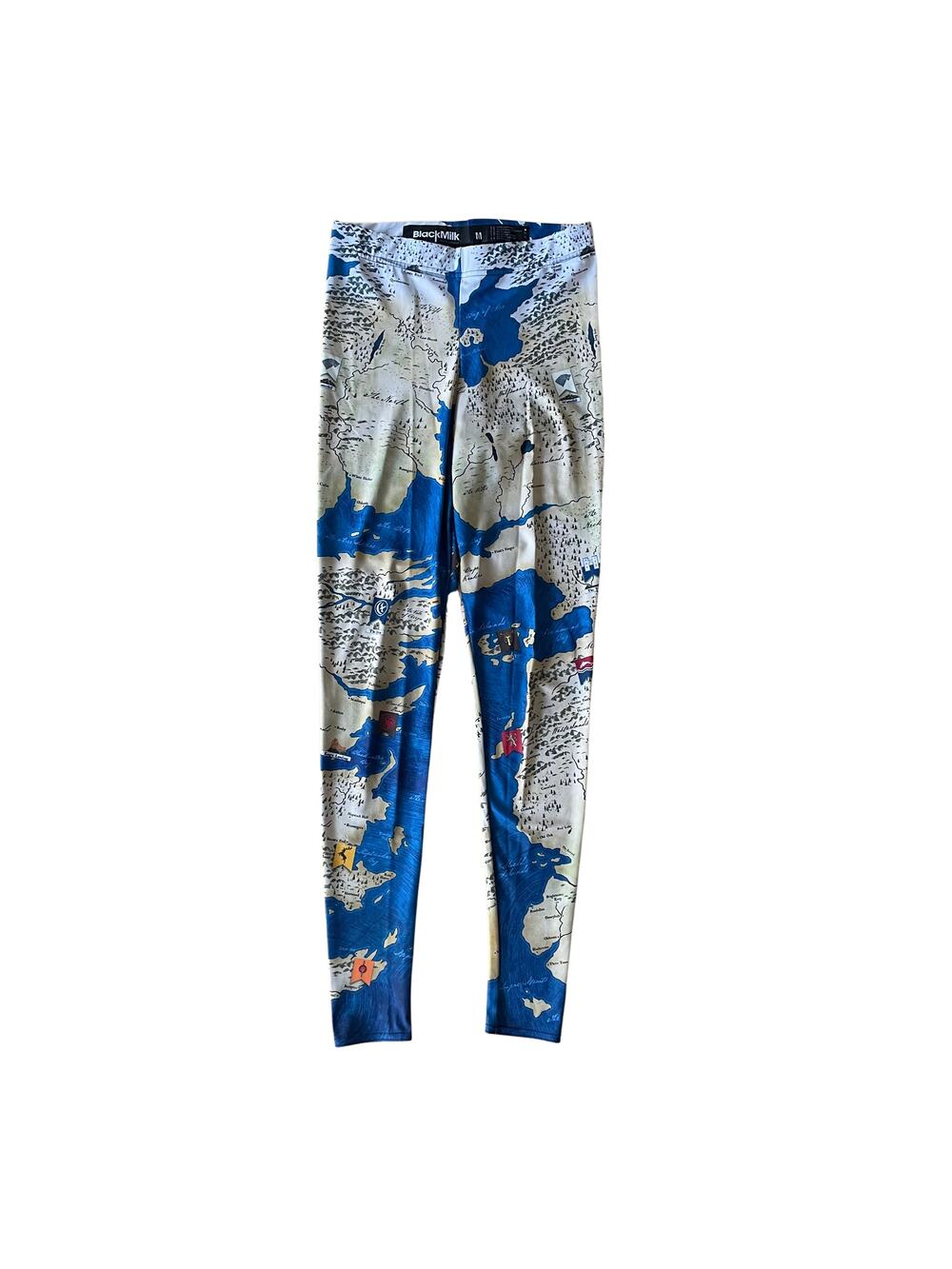 BlackMilk Game of Thrones Women's Leggings Map of Westeros Size Medium EUC